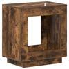 Side Table Smoked Oak 60 X 40 X 65 Cm Engineered Wood