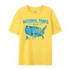 Unisex TShirt All Us National Parks Map Camping 80s Summer Tops Shirt Print Tops Tees Fitted Printed On Tshirts Wholesale