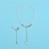 Sturdy Brass Adjustable Chain Portable Keychain with Lobster Clasp Fashion Accessory for Tent and Luggage Daily Use
