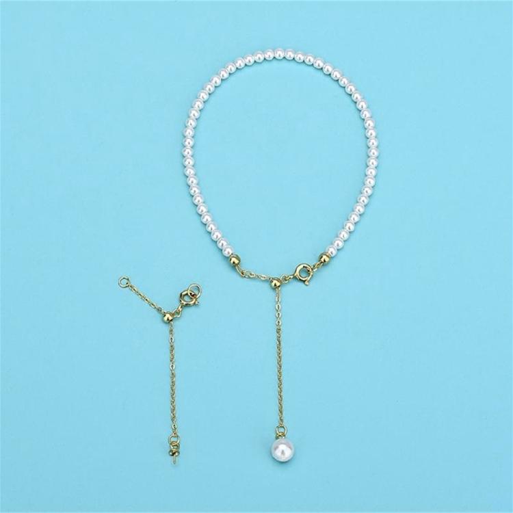 Sturdy Brass Adjustable Chain Portable Keychain with Lobster Clasp Fashion Accessory for Tent and Luggage Daily Use