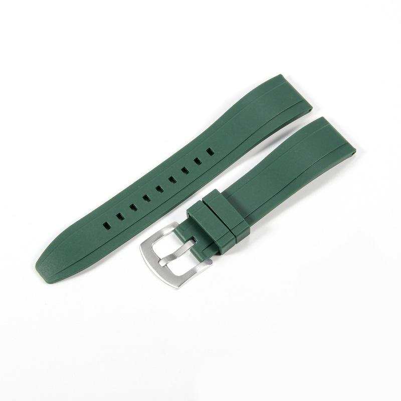 Gumowy Pasek 22mm Pasek z Szybkim Mocowaniem Odpowiedni do Shuttle West Iron Chengmeidu Comcast Seiko Fluorosilikonowy Zegarek