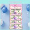 Pink Cake Design Foldable Red Envelope With Cash Compartments For Party Gifts And Special Occasions