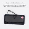 Foldable Anti-Blue Light Reading Glasses With Case Self-Adhesive Cellphone Stand Computer Goggles Men Women Spring Hinge Eyewear