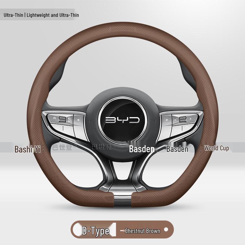 Steering Wheel Cover for BYD Frigate 07, Han EV, Song Pro, Seal, Seagull, Tang L, Qin Plus