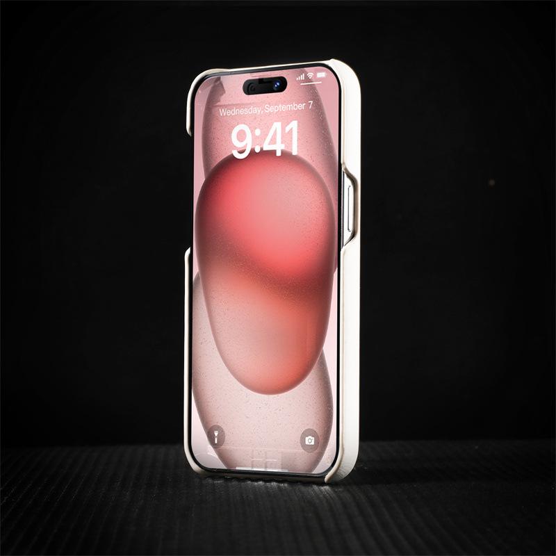 iPhone 17 Pro Max Magnetic Lambskin-Texture Case & Skin