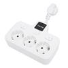 Power Socket with Independent   Multi Outlets Adapter 3 Way 2 Prong AC Grounding Outlet Extender
