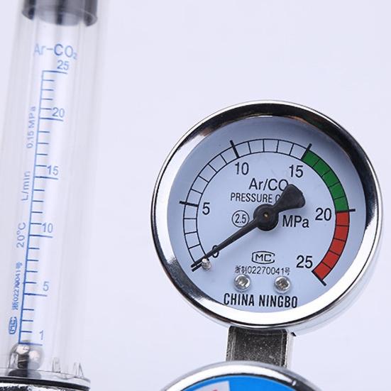 Argon Arc Schweißen Doppel-rohr Durchflussmesser Gas Regler Manometer Druck Minderer