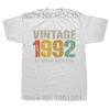 Funny Made In 1992 Limited Edition Classic T Shirts Summer Graphic Cotton Streetwear Short Sleeve Birthday Gifts Tshirt Men