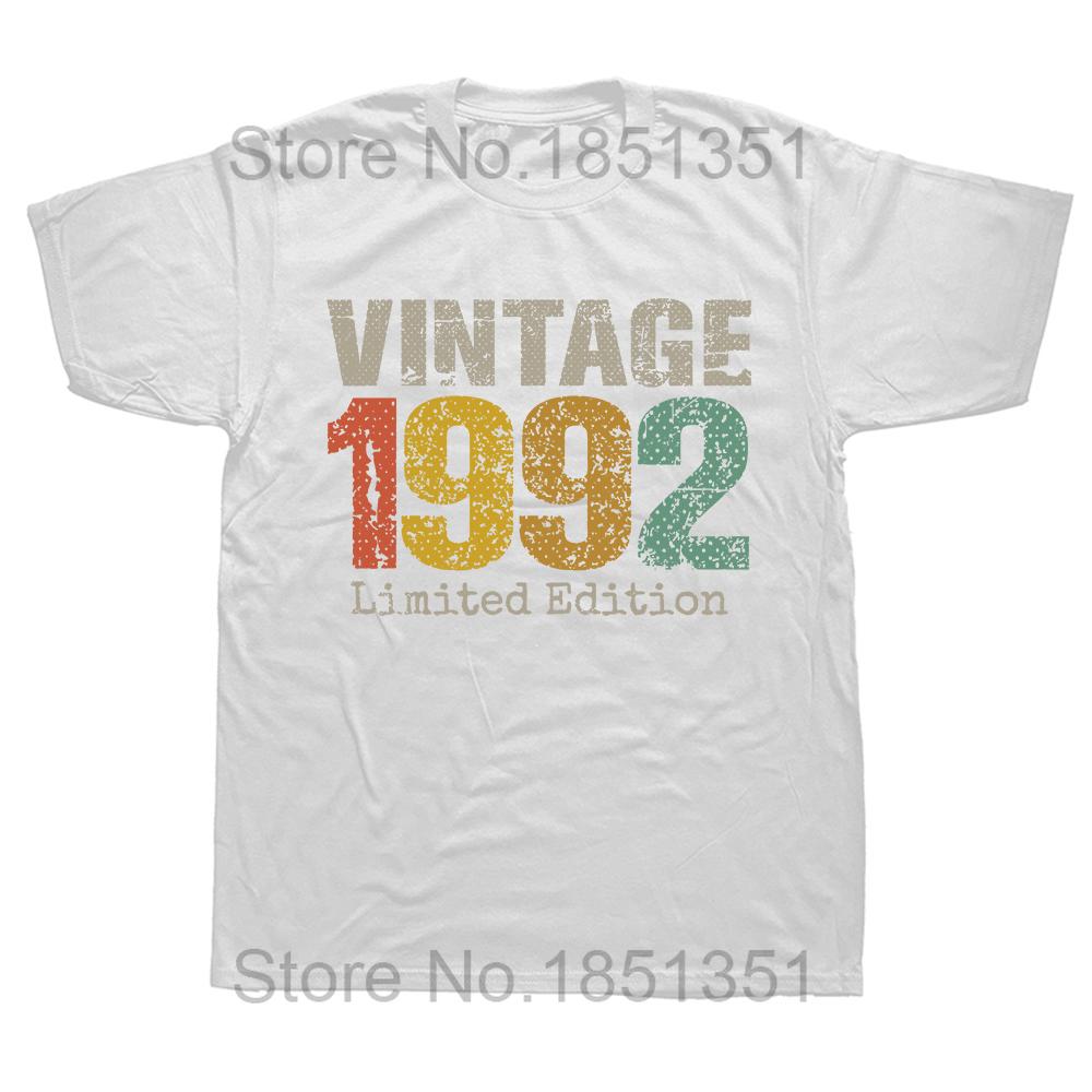 Funny Made In 1992 Limited Edition Classic T Shirts Summer Graphic Cotton Streetwear Short Sleeve Birthday Gifts Tshirt Men
