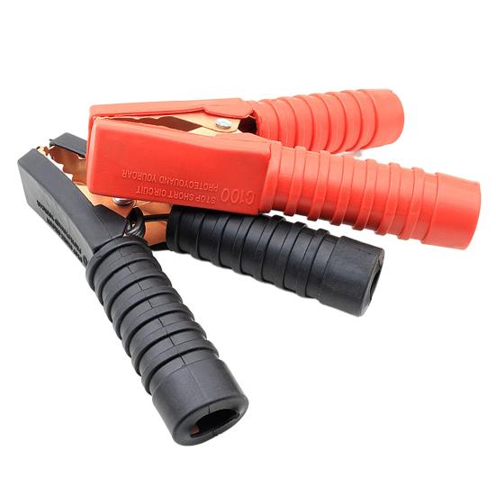 2Pcs Insulated Clip Heavy Duty Anti-corrosive Reliable 200A Car Battery Electric Lead Clip for Caravan
