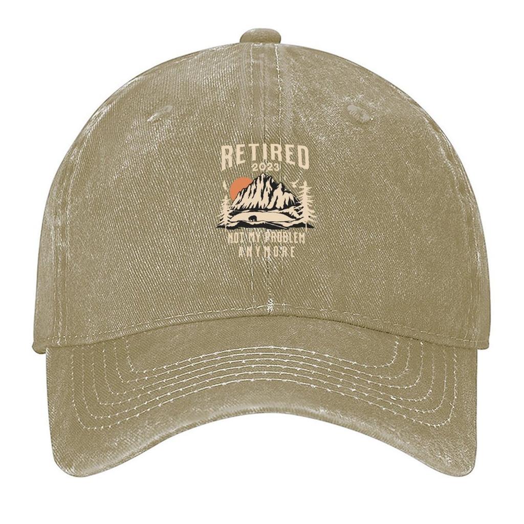 2026 Retired Since 2023 Not My Problem Anymore Baseball Cap Sun Cap Anime Hat Golf Wear Icon Luxury Woman Men's