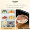 Elastic Food-Grade Cling Film Bowl Covers Set for Refrigerator Leftovers