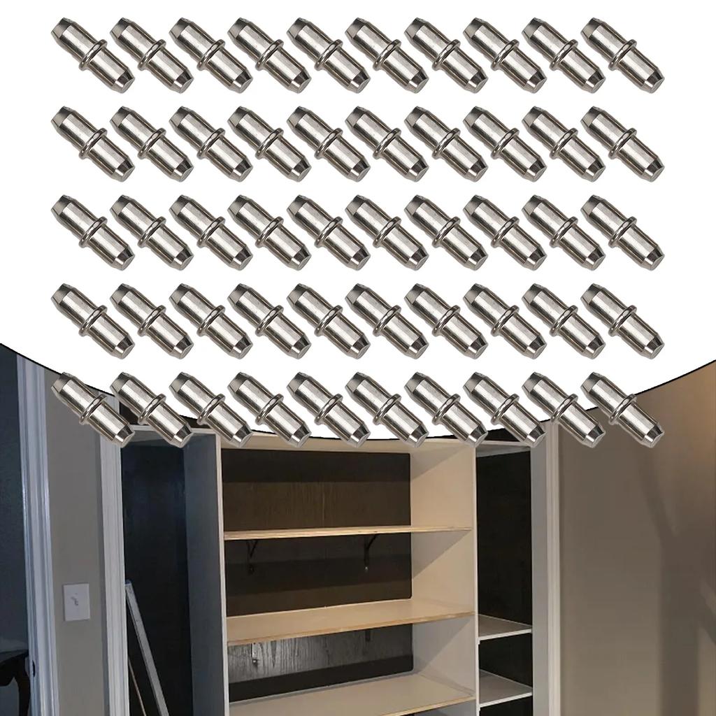 Bracket Shelf Support Pegs Plated Pins Easy Installion Flexible For Cabinet Furniture Closet Iron High Quality