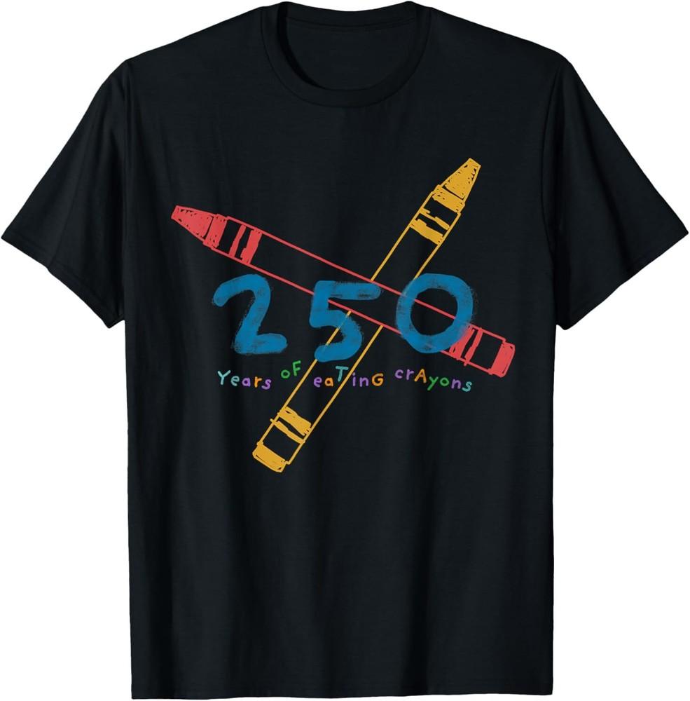 United States Marine Corps 250 Years Of Eating Crayons Adult S-4XL Unisex T-Shirt L