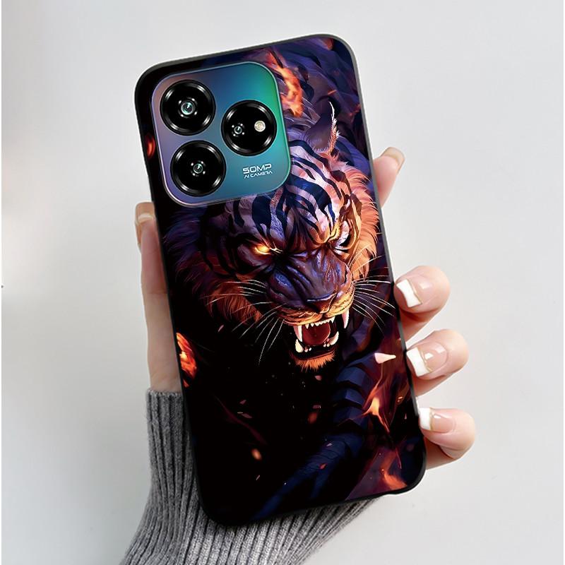 For ZTE Axon 60 Lite / Blade V60 Vita / Nubia V60 Design Case Cute Love Heart Rabbit Casing Black Soft Silicone Protective Cover