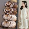 Children Summer Classic Girl Sandals Princess Lace Shoes  Fashion Chic Ruffled Edge Kids Causal Hollow-out Sandals