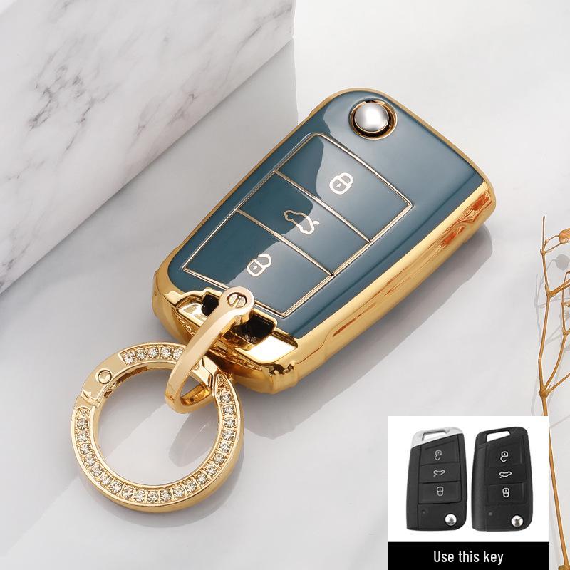 Tiguan L/X Key Case 2022: Full Coverage, One-Button Start, Unisex