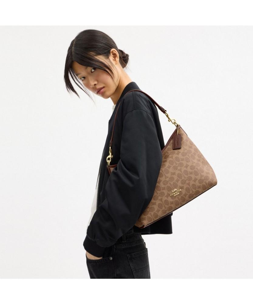 Coach Laurel Shoulder Bag In Signature Canvas Cv975 Imxhe