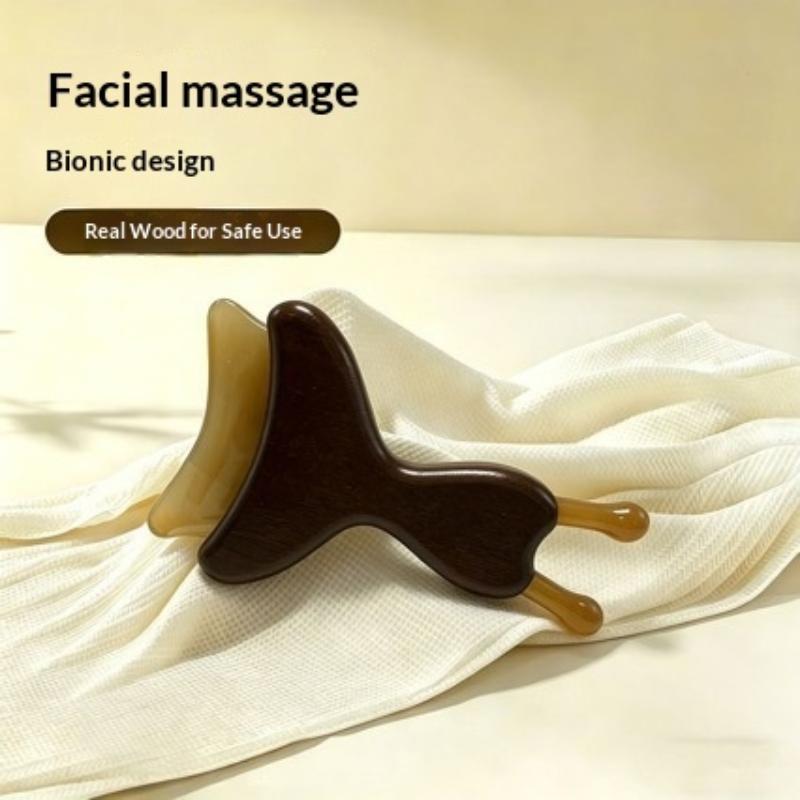 1Pc Sandalwood Face Massager Nose & Face Massager - Eye Relief Tool Snail Facial Meridian Massage