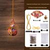 Dragon Boat Festival DIY Mugwort Mosquito Repellent Sachet Kit - Triangular Zongzi Pendant Gift