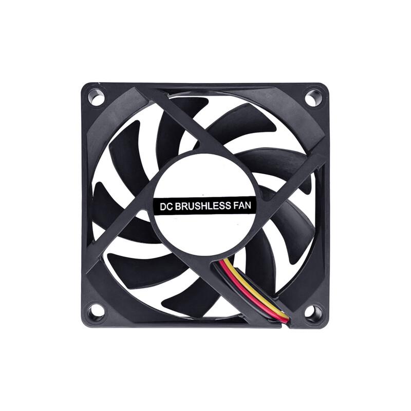 Banjue DC7015 12V DC Computer Cooling Fans with Speed Sensor (4-Pack) CN plug (adapter included)