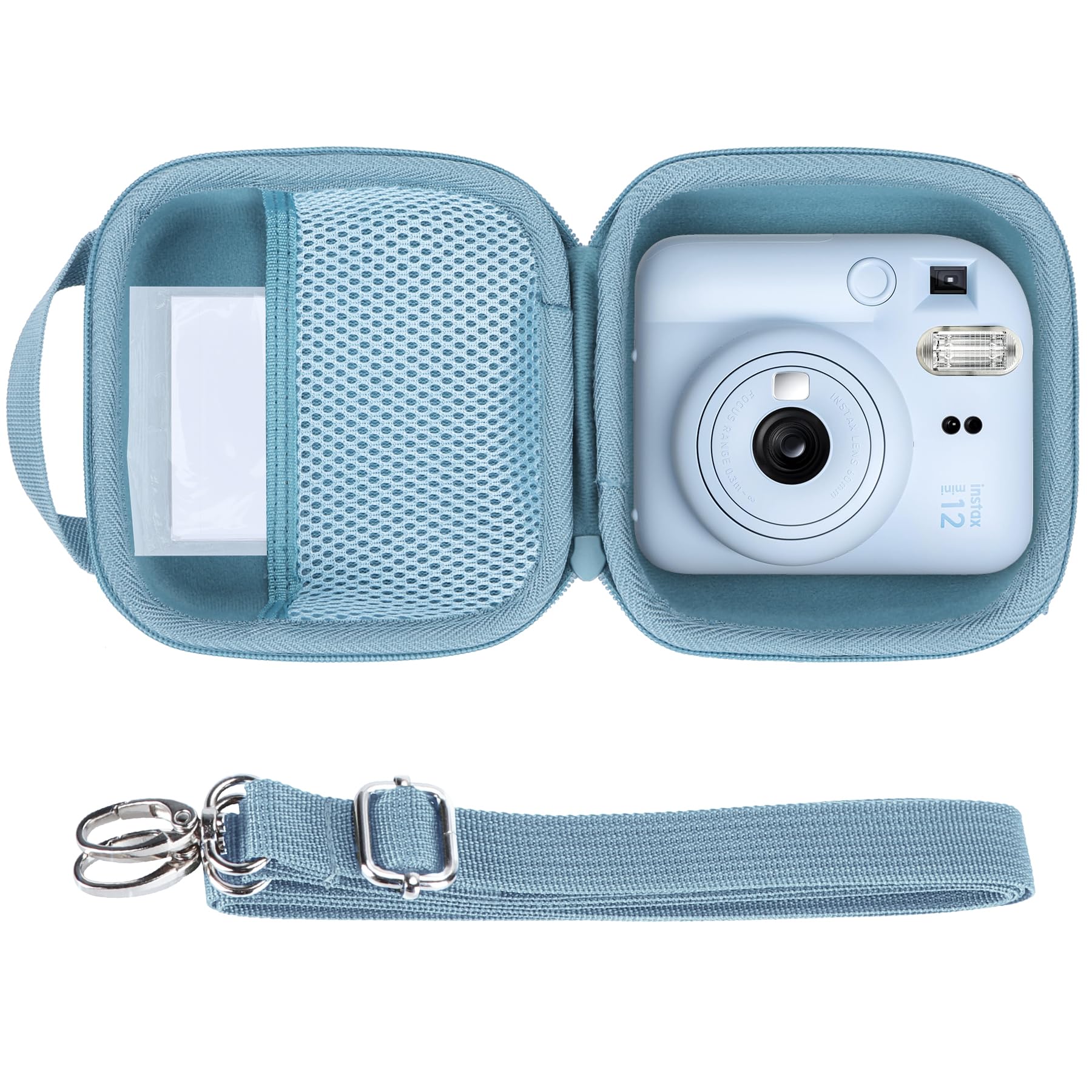 

Lebakort Storage Case Compatible with Fujifilm Instax Mini 12/11 Instant Cameras (Pastel Blue Case)