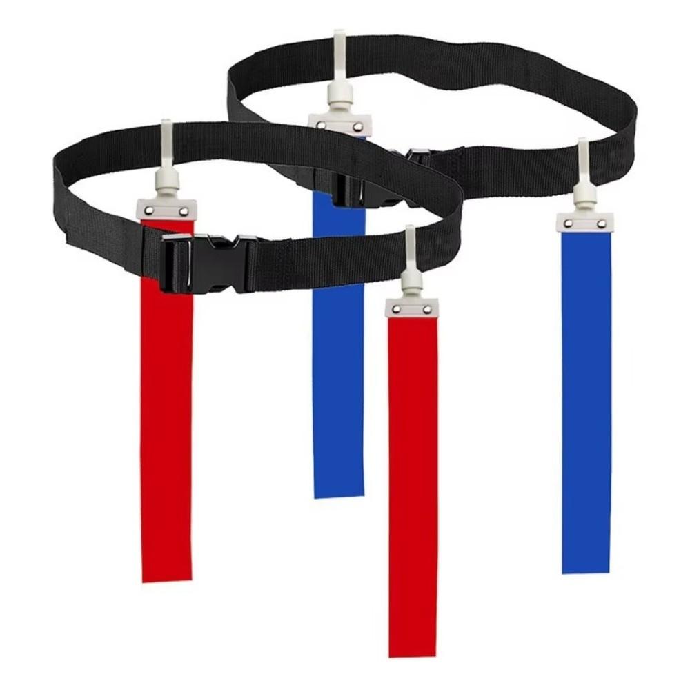 Adjustable Waist Flag Belt Durable Rugby Flag Tag New Football Training Belt  Rugby Game