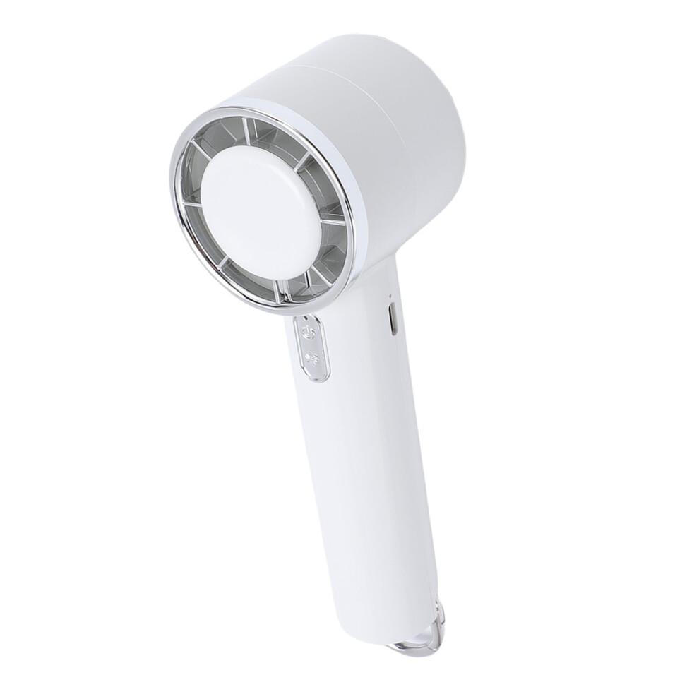 Portable Handheld Fan 5 Speeds 1200mAh White Outdoor Desktop