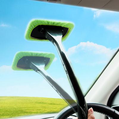 Car Window Cleaner Brush Kit Windshield Wiper Microfiber Brush Auto Cleaning Wash Tool With Long Handle Car Accessories