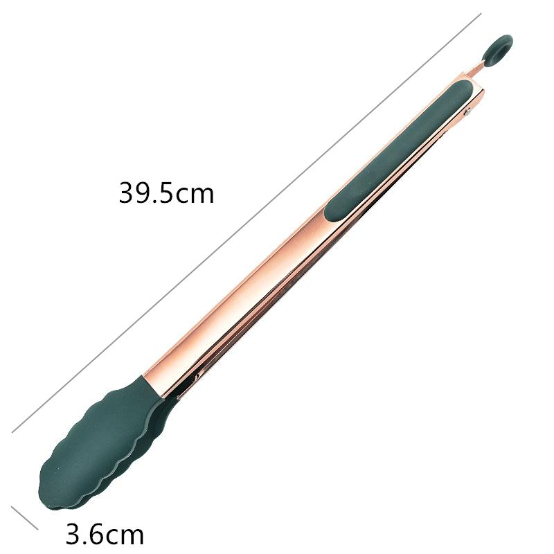 

9/12/14 дюймовые щипцы для барбекю из нержавеющей стали золотого цвета, кухонные гаджеты и аксессуары для шведского стола, мяса, говядины, гриля