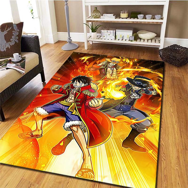 Monkey D Luffy Carpet Rug For Living Room Bedroom Home Sofa Decoration,kids Play Nonslip Floor Mat