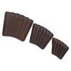 3 stuks Houten Fruitbord Vintage Irreguliere Schelpvorm Handgemaakte Houten Serveerschaal voor Dessert Hotel