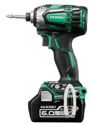 HiKOKI Anciennement Hitachi Koki Tournevis à percussion sans fil Vert agressif Coffret de rangement embouts vendus séparément (HiKOKI) WH18DDL2(2LYPK)(L) batterie, chargeur,