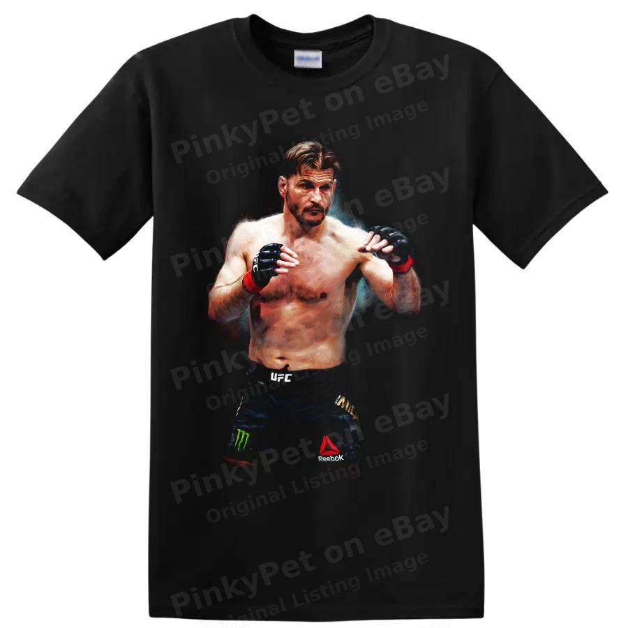 Stipe Miocic MMA Kämpfer T-Shirt Porträt Kampfsport Fan Grafik T-Shirt Kunstwerk
