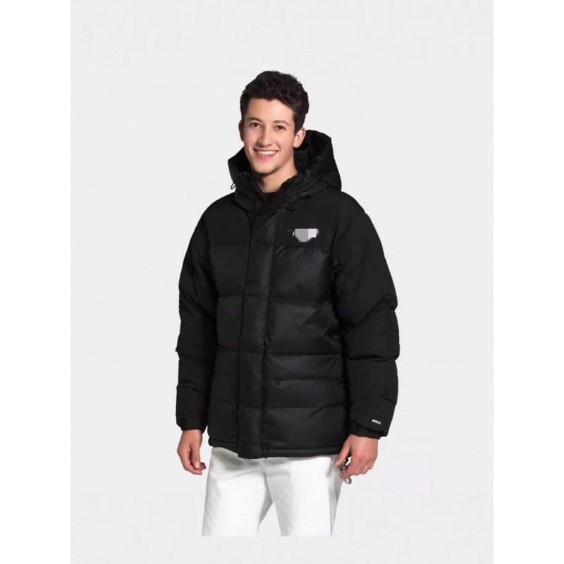Men Women Winter Puffer Jacket Hooded Parka Down Coat Loose Fit Warm Outdoor Casual Wear 90% White Duck