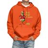 Men's Print Hooded Sweatshirt Long-Sleeve Casual Pullover Hoodie Hooded Sweatshirt