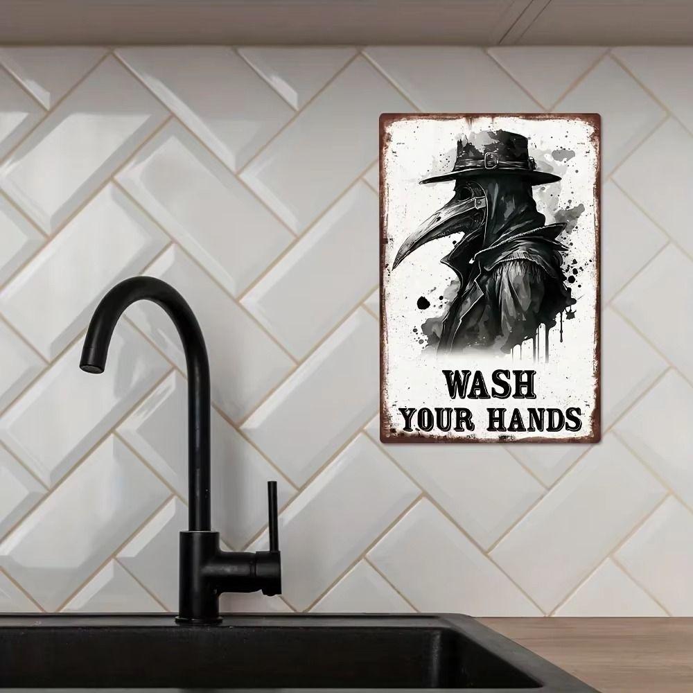 

Vintage Metal Wall Decor Sign 20x30cm Retro Home Art Tin Plate