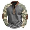 Herren Winter Sweatshirt mit Schnallenmuster