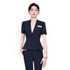 Women's Short Sleeve Professional Suit for Salon and Hotel Work