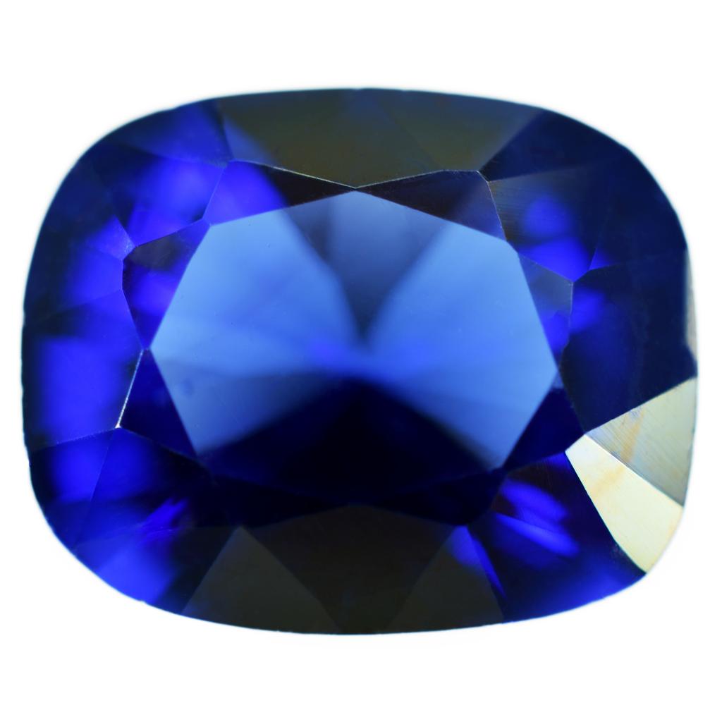 8 To 10 Ct Natural Ceylon Blue Sapphire Cushion Cut Certified Loose Gemstones