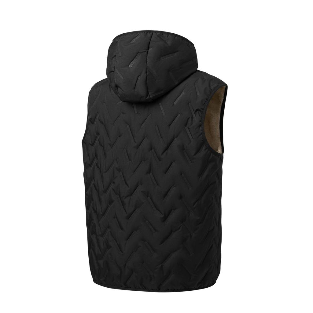Men's  Leisure  Adding Fleece  Thickened  Hooded Hood  Vest  Coa