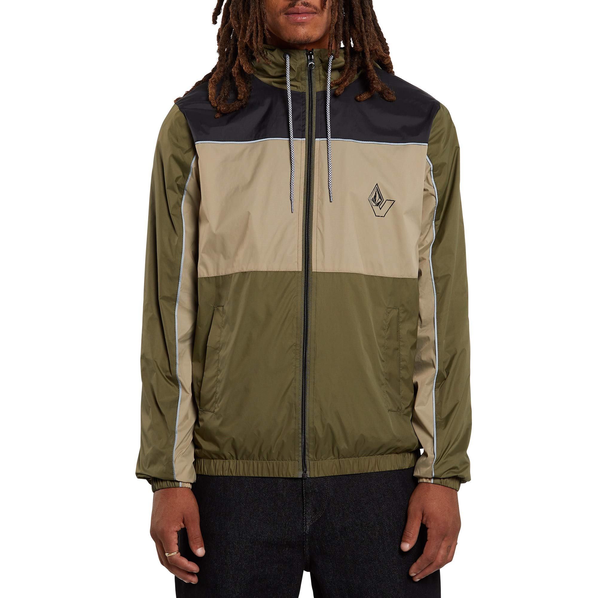

Water Repellent Windbreaker Water ERMONT Stylish L [Volcom] Men s (600mm Resistant) [A1532002 / JACKET] MIL_Military