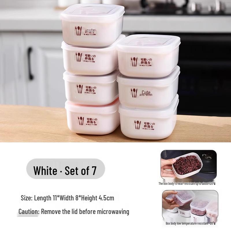 Refrigerator Food Storage Box: Freezer-Safe, Fresh-Keeping, BPA-Free Organizer for Meat Compartments.