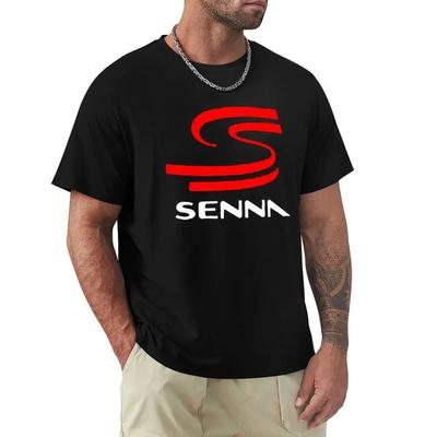 Yeni F-1 AYRTON SENNA Yarış Tişörtü Erkek Marka Tişört Erkek Yaz Pamuklu Tişört