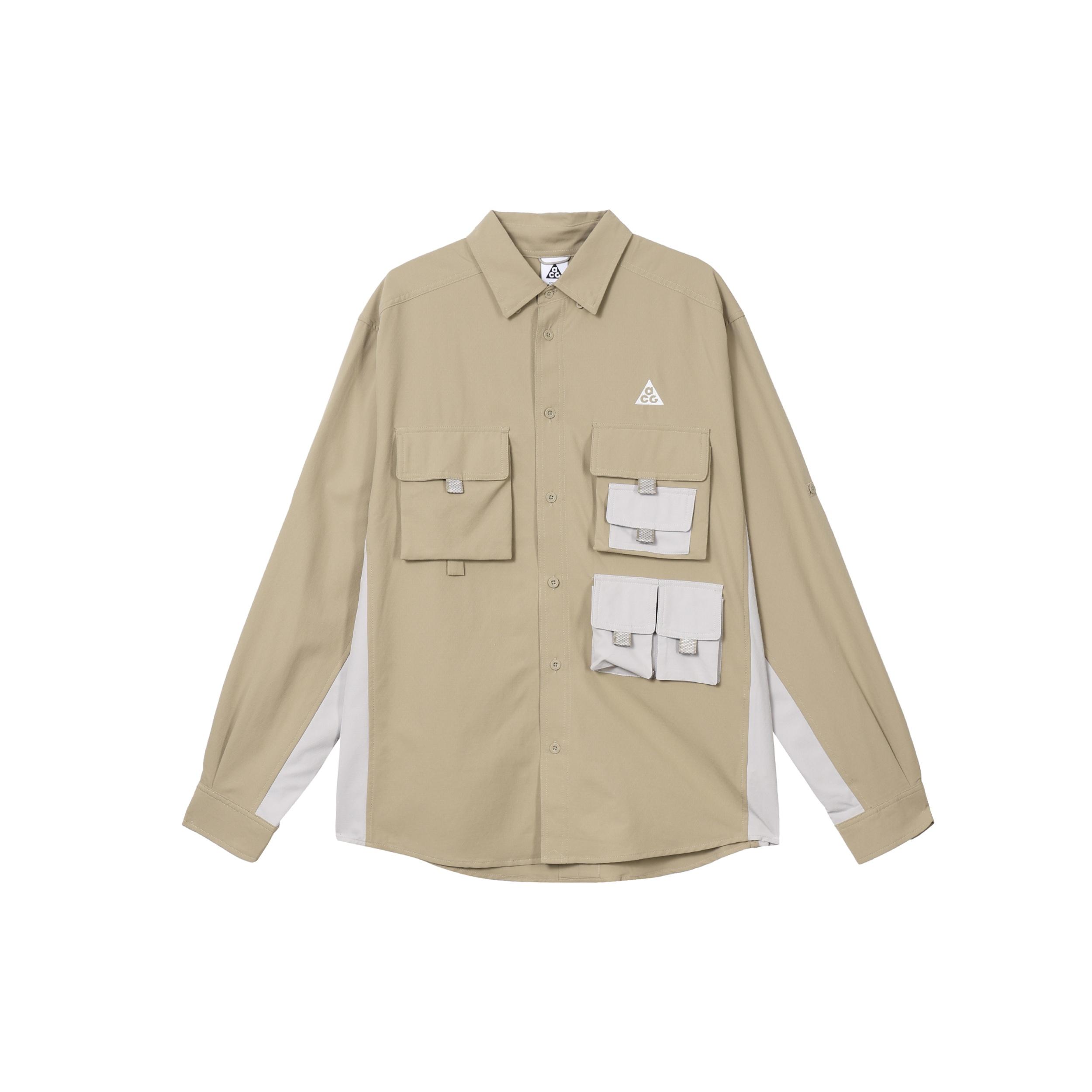 Nike ACG Dri-FIT UV Devastation Trail Shirt Asia Sizing  Khaki  Men s DN3937-248 L