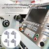 Precise Silver Finish Revolving Milling Hand Wheel 50mm Diameter with 6mm/8mm/10mm/12mm Inner Hole for Lathe and Grinder