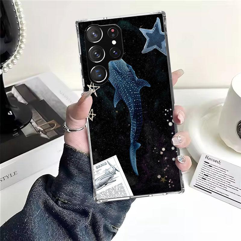 Ocean Whale Shark Soft Phone Case For Samsung Galaxy S22 S23 S24 S25 Edge S26 Ultra S20 FE S21 Plus + Fundas Coque Galaxy S20 S2