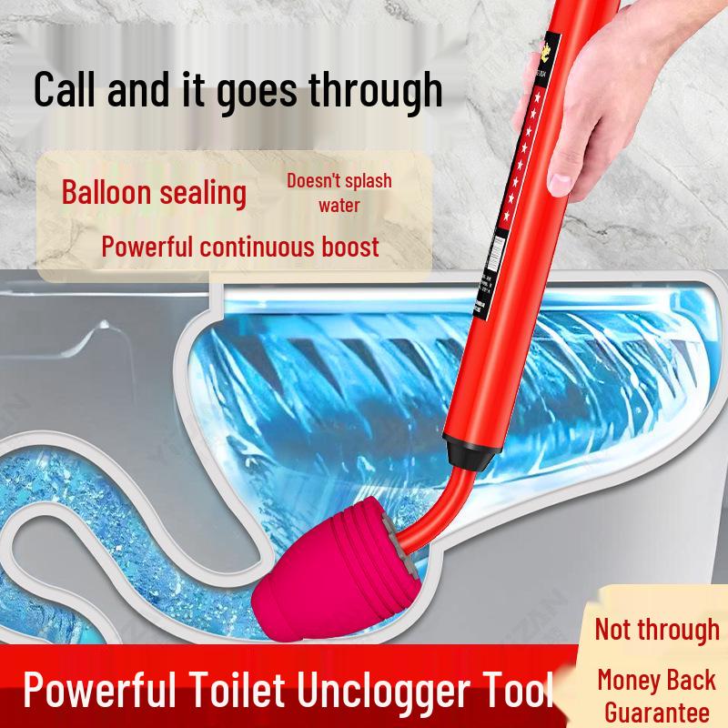High-Pressure Air Toilet and Sewer Unclogging Tool