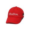 MALBON GOLF Letter Ball Cap Orange