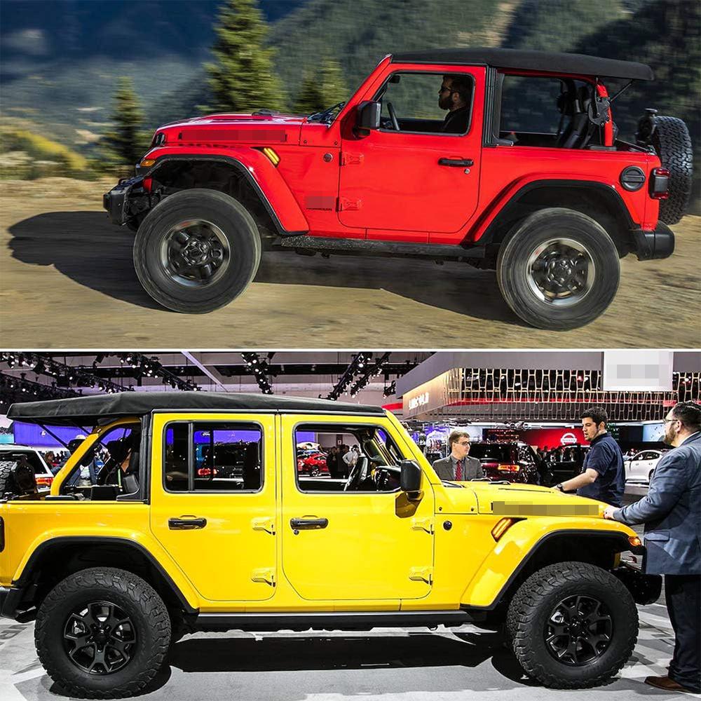 Sestava bočního obrysového světla předního blatníku a směrového světla pro Jeep Wrangler JL JLU Gladiator JT 2018 2019 2020 2021 2024 2024+